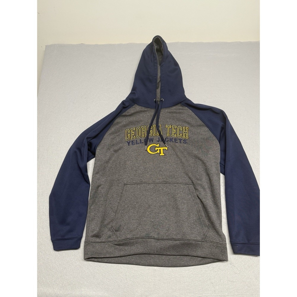 Campus Drive Georgia Tech Men's Athletic Pullover Track Jacket Hoodie XL